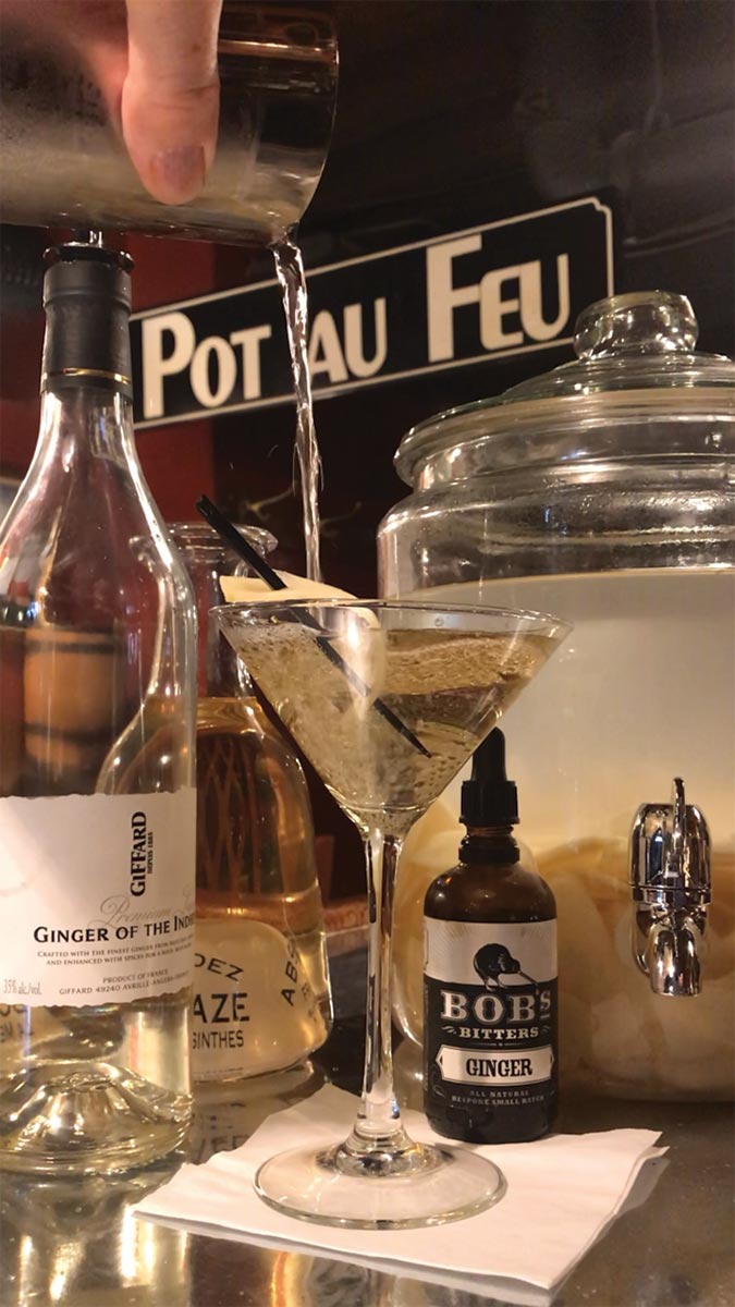 Serving Up: The 5G Martini at Pot au Feu