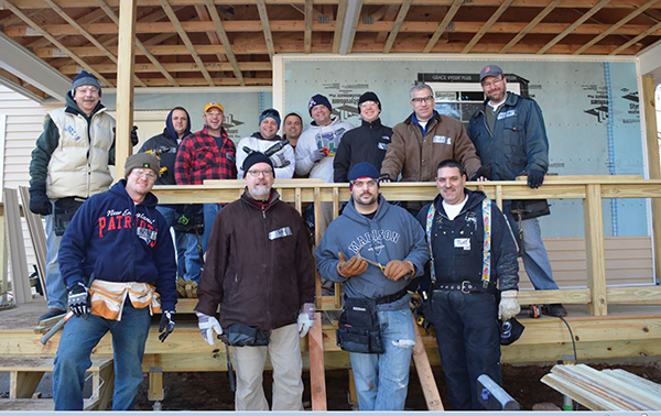 Allan S. Goodman Employees Build with Habitat for Humanity