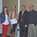 Audrey Sanders; Lisa Kazersky, 2014 Eder Bros., Inc. Winner Gentleman Jack Portfolio Award; Tom Kachmarck; and Jonathan Fredyna, 2013 recipient.