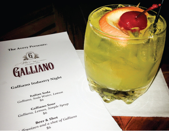 Galliano Industry Night Hosted at Providence’s Avery