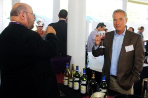 Jim Teegan of Rombauer Vineyards with Bob Andrighetti of  Winebow.