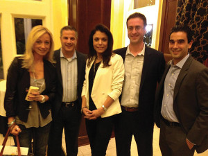 Julie Cruciani and Ray Cruciani, South Zone 2 Manager, Brescome Barton; Bethenny Frankel, Skinnygirl Cocktails; Mike DePasqua, CT Territory Manager,Beam Suntory; and Marco Pelliccio, CT State Manager, Beam Suntory.