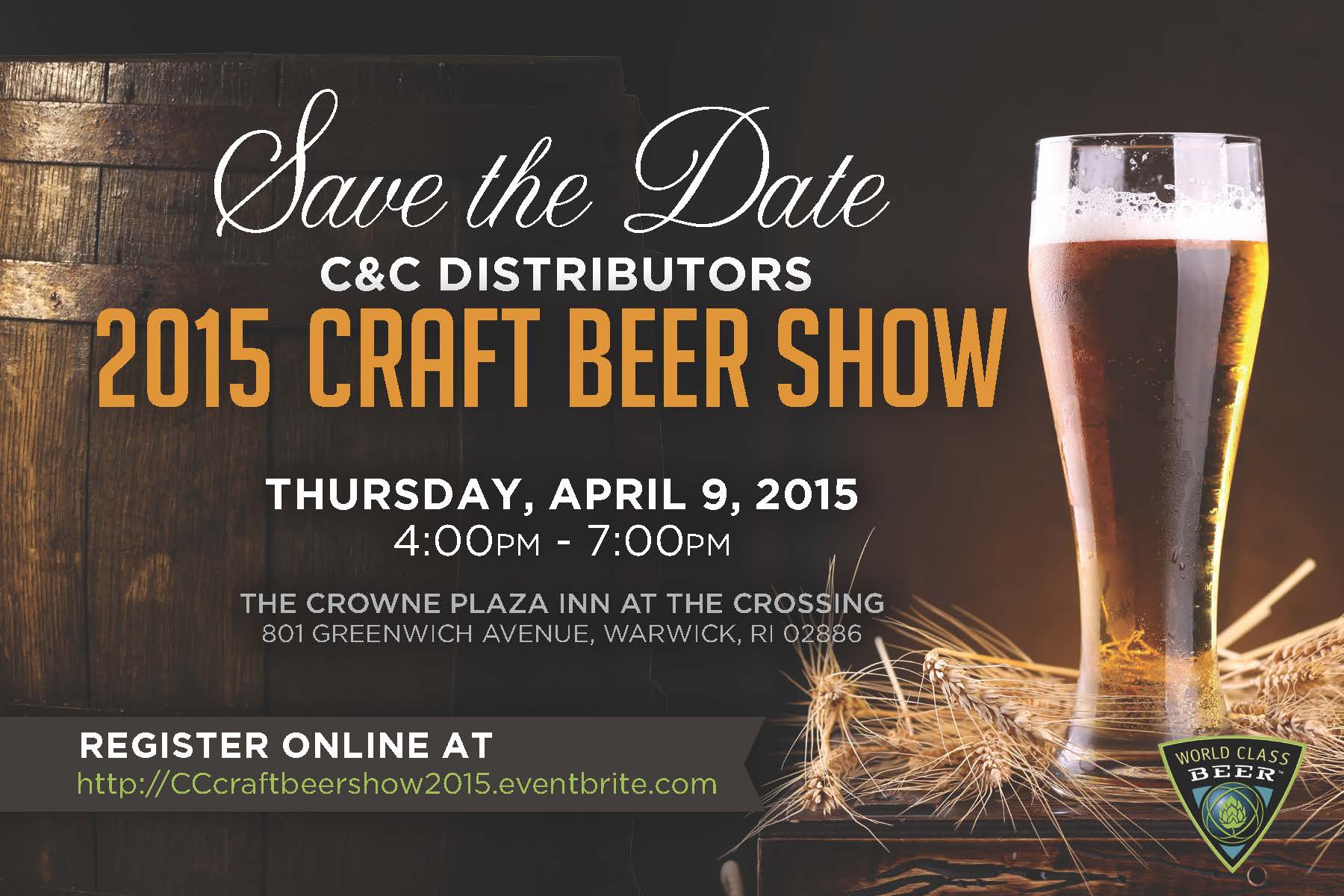 April 9, 2014: Trade-Only Event/C&C Distributors Craft Beer Show