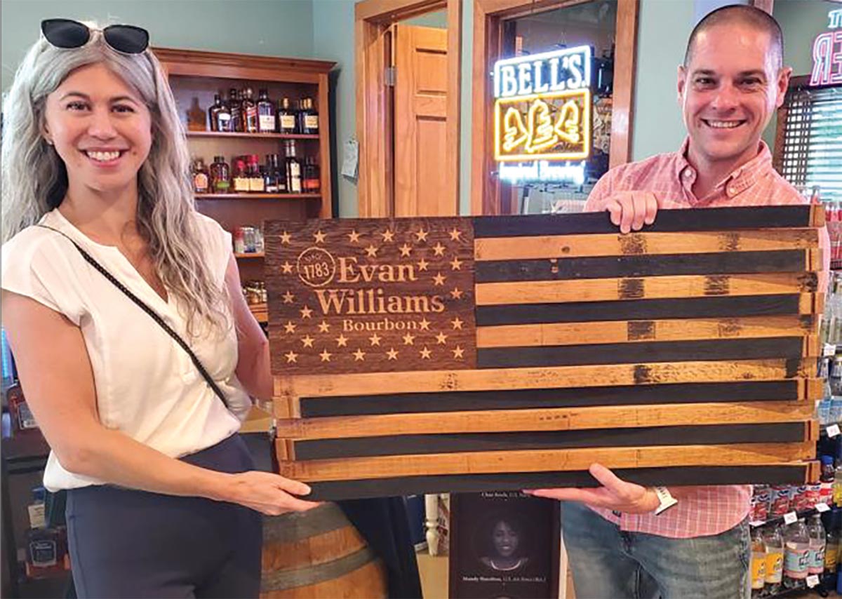 Evan Williams American-Made Heroes Celebrates Niantic Native