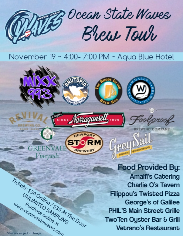 November 18, 2017: Ocean State Waves Brew Tour