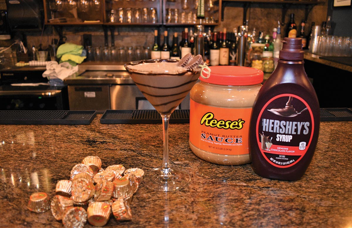 Serving up: The Reese’s Peanut Butter Cup Martini at 50 West