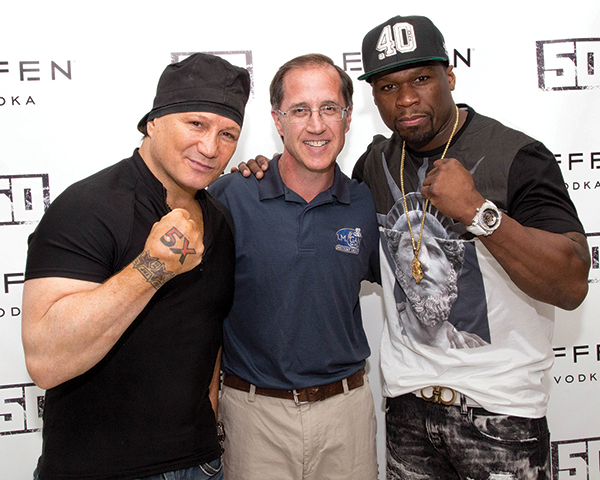 Warwick Retailer Hosts 50 Cent for Effen Vodka Bottle Signing