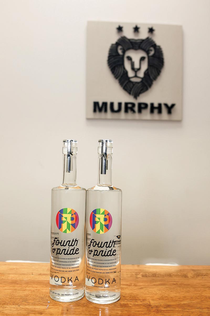 Fourth & Pride Vodka Team Visits Murphy Distributors