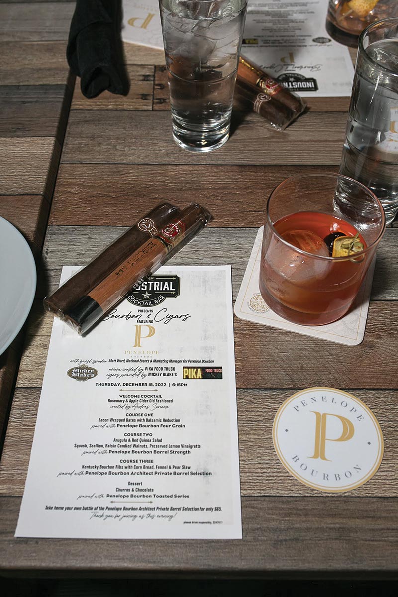 Brescome Barton Hosts Penelope Bourbon Pairing Dinner