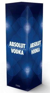 ABSOLUT GIFT BOX 1L F14 HOLIDAY VAP