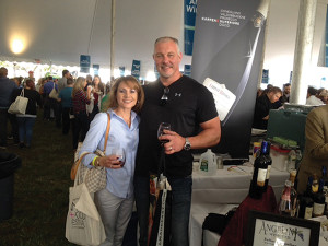 Angelini Wine enthusiasts, Adrienne and Eric Urpin.