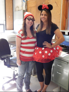 Alicia Gloersen, Human Resource Administrative Assistant and Dominque DeMayo, Receptionist.