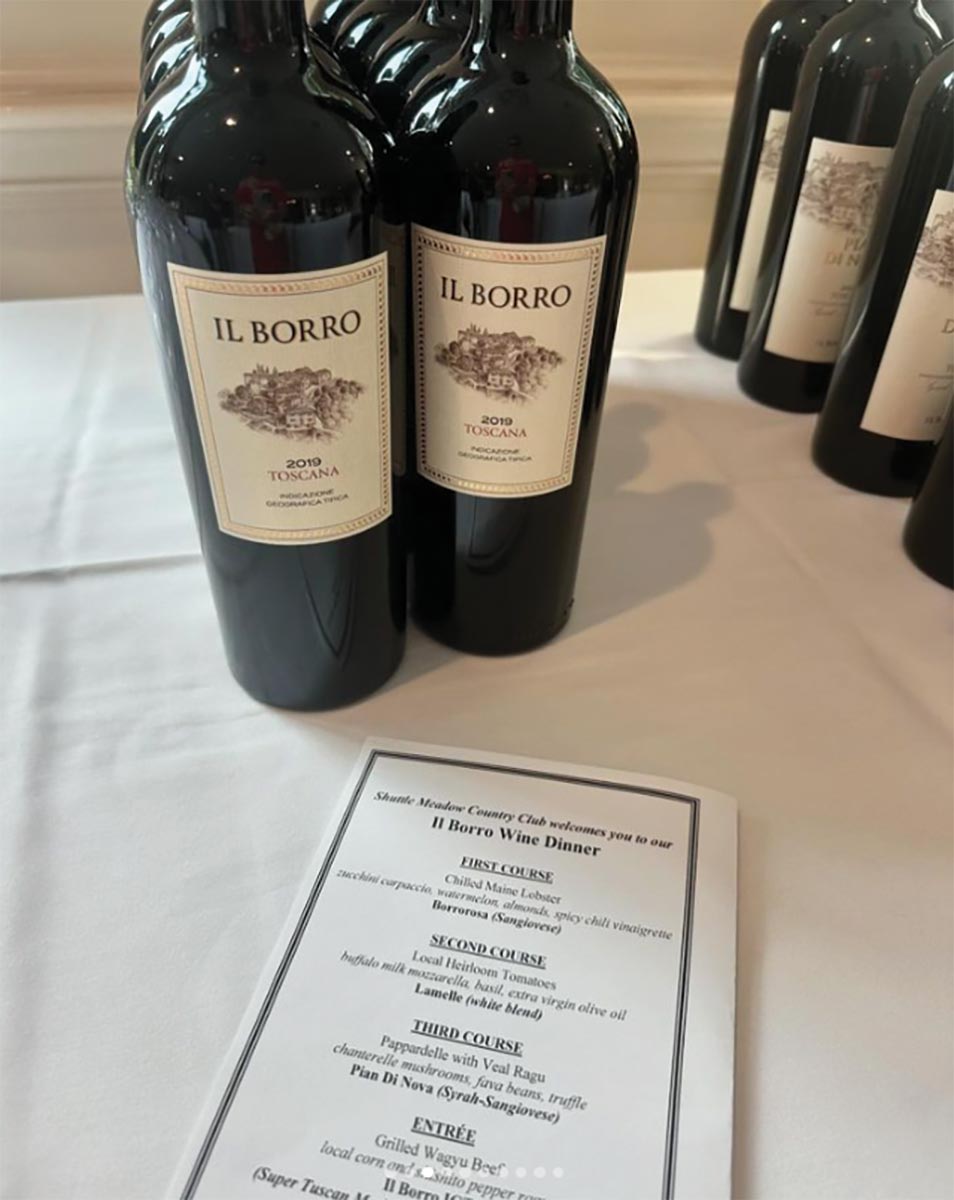 Summer Dinner Pairs Il Borro from Angelini Wines