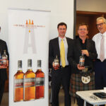 Frank LaTorra, Sales Manager, Hartley & Parker; Michael DePasqua, Beam Suntory CT Territory Manager; Simon Brooking, Beam Suntory Master Scotch Ambassador and Whisky magazine's Scotch Ambassador of the Year; and Jerry Rosenberg, President, Hartley & Parker Limited.