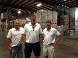 Owners Tom McGowan, Matt Light and Bill Dessel at Keel's Idaho distillery.