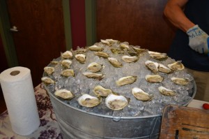 Walrus and Carpenter Oysters.