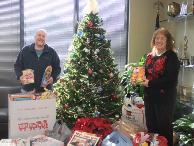 Brescome Barton Rounds Up Toys, For Tots