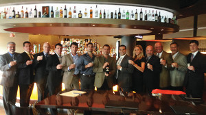 Left to right: Steven Fanelli, Key Account Manager, Angelo Culmo, District Manager, Drew Hoyle, District Manager; Derek Barbarisi, District Manager; Ben Mayor, Key Account Manager; David Rosenberg, Vice President; Frank LaTorra, Sales Manager; Domenick Italiano, Distributor Manager, Diageo; Crissy Peterson, Key Account Manager; Doug Preston, District Manager; Blaise Tramazzo, District Manager; Paul Jaronko, District Manager and Steve Giles, CT State Director, Diageo.