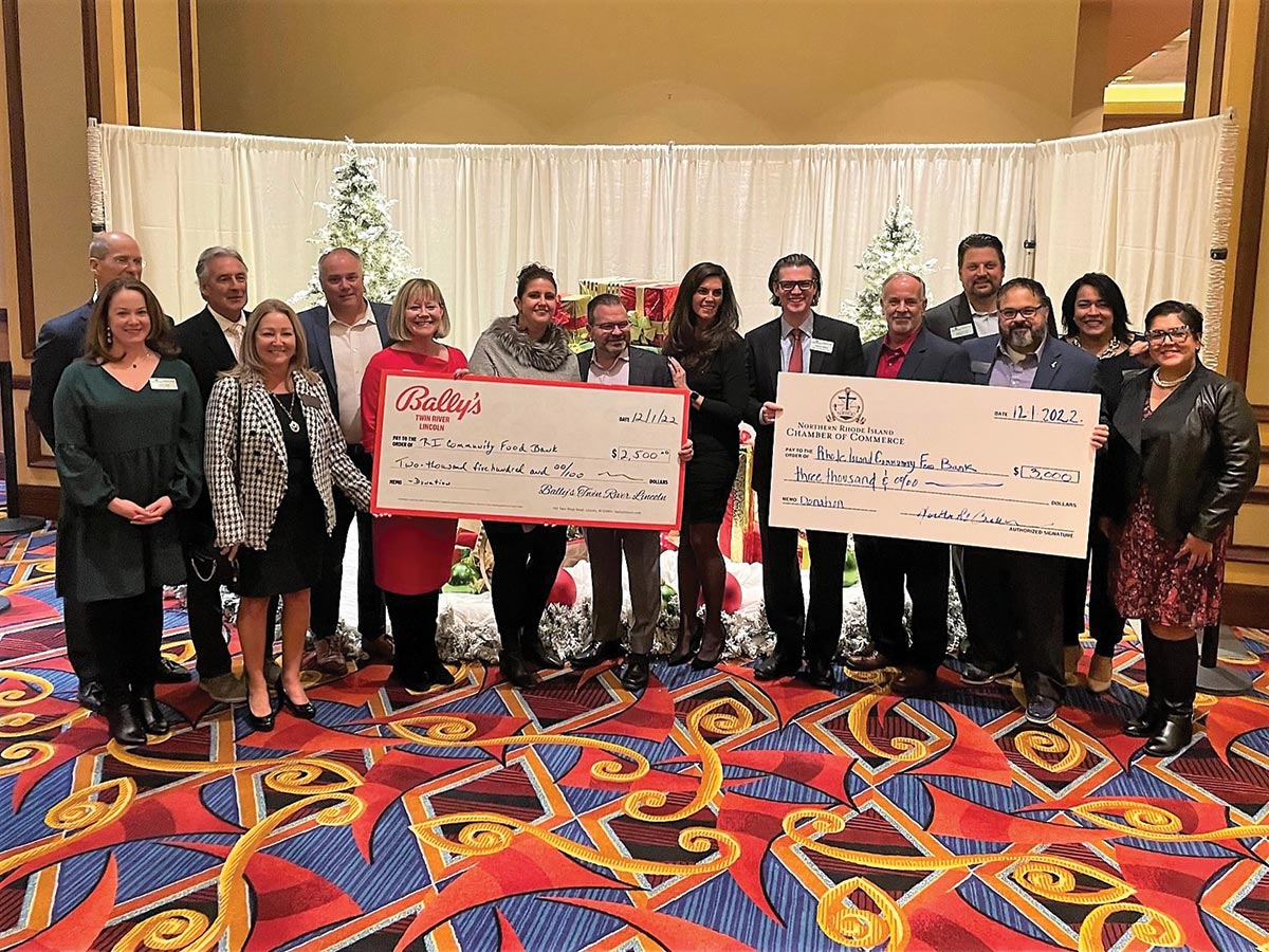 Bally’s Twin River Donates to Community Food Bank