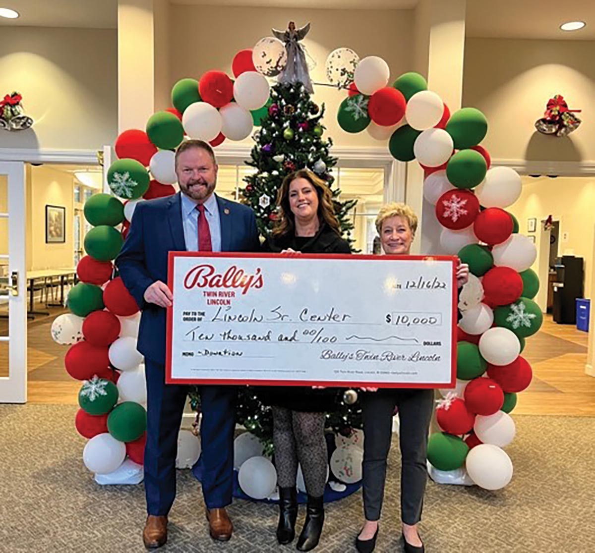 Bally’s Continues Holiday Season Community Donations