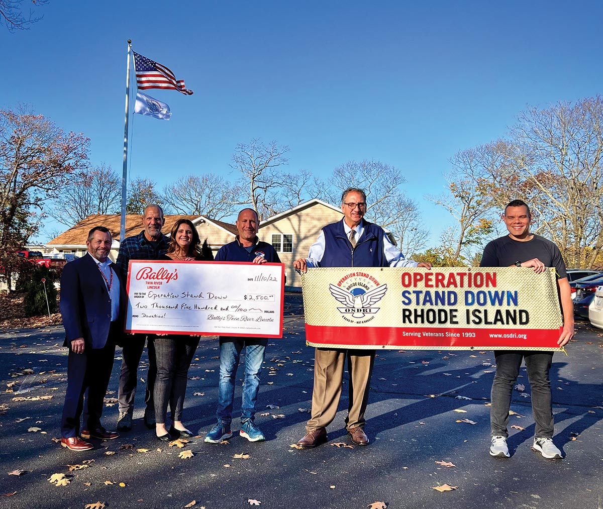 Bally’s Rhode Island Donates to Operation Stand Down