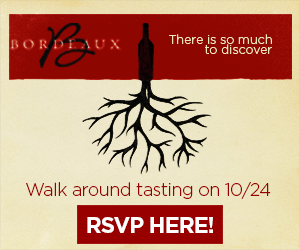 October 24, 2018: “Fall in Love with Bordeaux” Trade Tasting