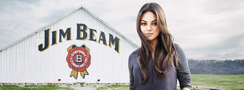 JIM BEAM PARTNERS WITH MILA KUNIS FOR FIRST GLOBAL MARKETING CAMPAIGN