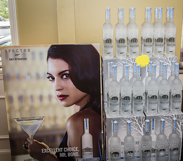 Belvedere unveils Spectre branded vodka