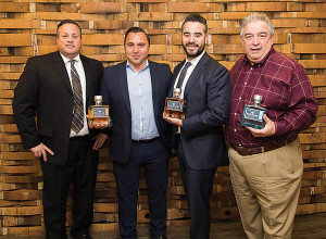 Steve Drew, Business Manager, CDI with Blue Nectar Tequila’s Daniel Olech, National Sales Director; Carlos Rios, New York Market Manager; and Chris Leskowicz, Regional Market Director.