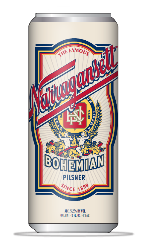 Narragansett Beer Offers Bohemian Pils in Cans and on Draft