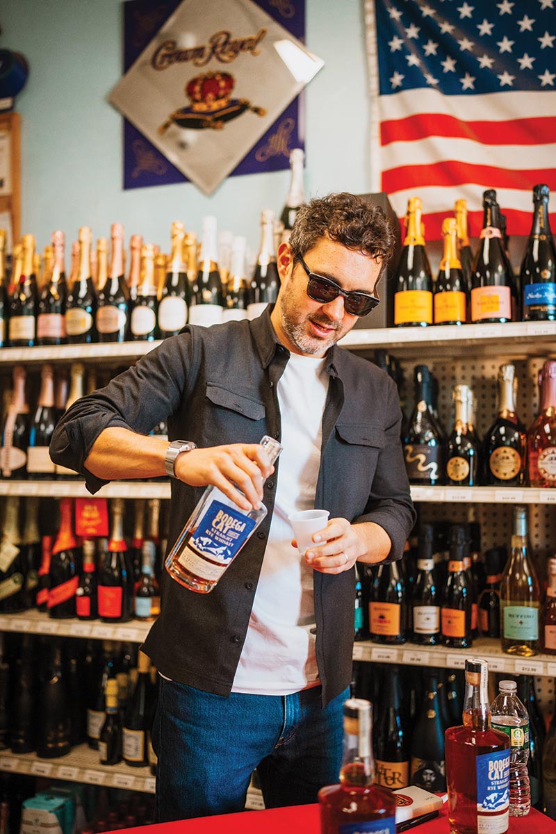Comedian Mark Normand Hosted for Bottle Signing