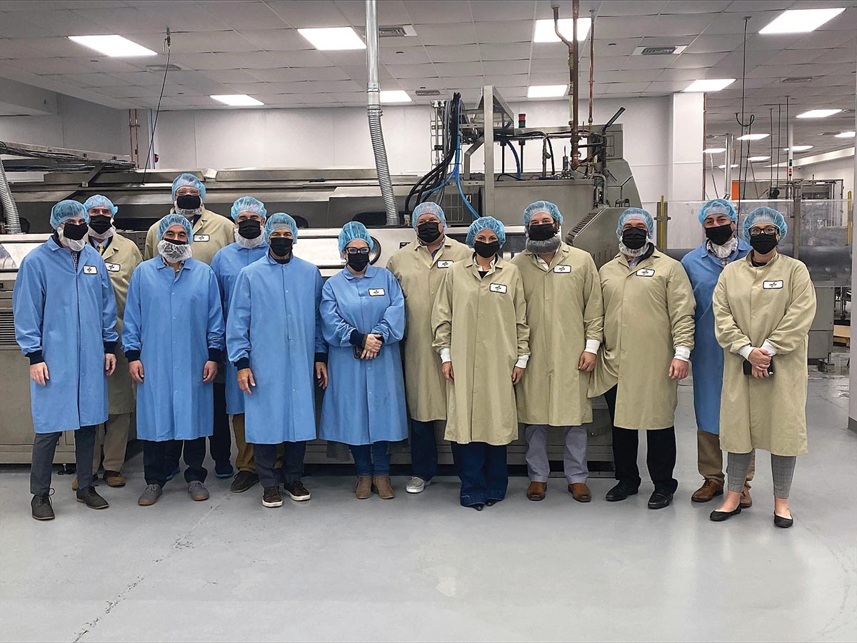 Brescome Barton Teams Tour Juice Brand’s Wallingford Facility