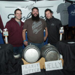 All of Foolproof Brewing Company of Pawtucket, RI: Steve Sharp, Head Brewer; Kris Cumming, Sales Manager; and Nick Garrison, President and Founder. Rhode Island Brew Fest 2016.