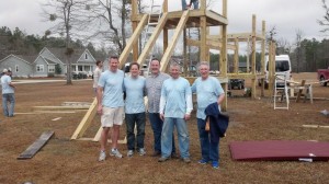 Pictured left to right: Erin Schlader, VP Director, Atlantic Division, Brown-Forman Corp.; Cutter Smith, Senior Vice President, Eder Bros., Inc.; Danny Gilbert, Eagle Harbor Ranch; Dave Heller, President, Allan S. Goodman, Inc.; Neil Santorella, Territory Manager Northeast, Brown-Forman Corp.