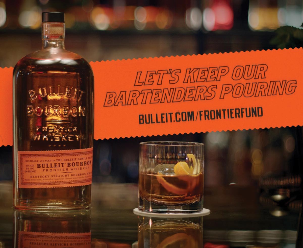 Bulleit Frontier Whiskey Launches Industry Relief Fund