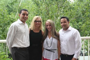 Left to right: Jerry Vasco, Jean Erickson, Mari Carrion, Carlos Betancourt.