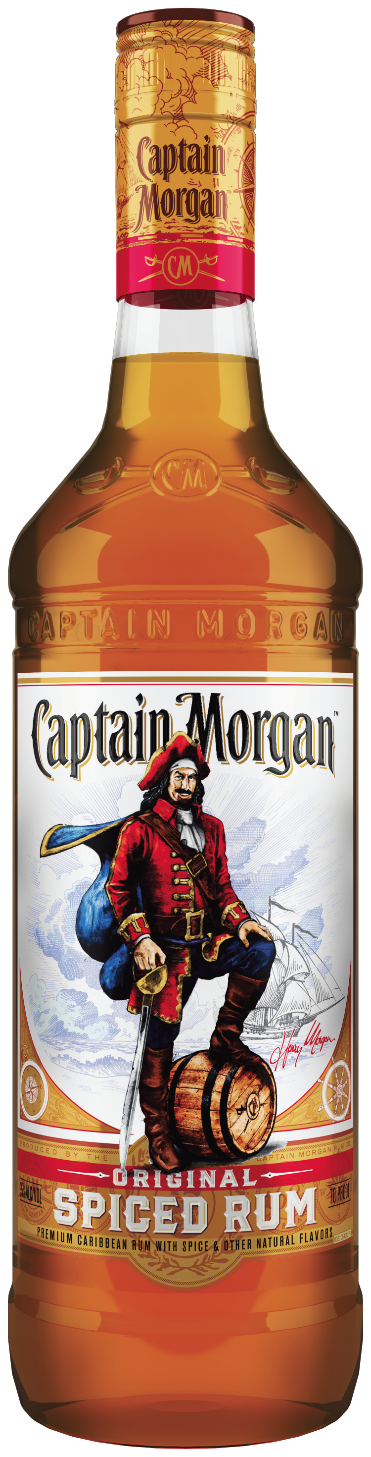 Captain Morgan Rum Releases New Bottle Design