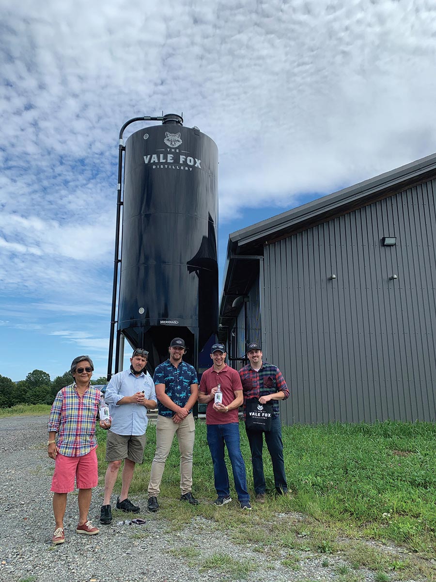 Craft Beer Guild Distributing Visits Vale Fox Distillery