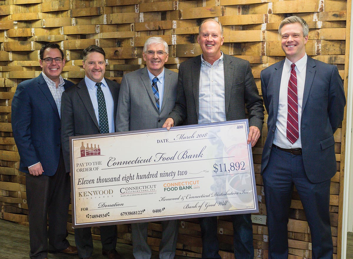 CDI and Kenwood Wines Mark Seventh Annual Food Bank Donation