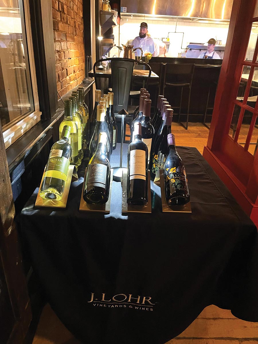 Present Company Dinner Showcases J. Lohr Wines