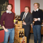 The makers of Whisper Creek Tennessee Sipping Cream visited CDI to launch the liqueur, which is made with all-natural ingredients featuring a Tennessee whiskey base and pure dairy cream. Speakeasy Spirits National Sales Manager Bobby Wegusen, CDI Business Manager Steve Drew with Jeff Pennington, Owner, Speakeasy Spirits.