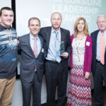 Brian Considine, son of Tim Considine; Brian Albenze; Kevin Mahon, Winner of the Tim Considine Leadership Award; Cheryl Considine, wife of Tim Considine; Wayne Murray, Operations Manager and last year’s recipient of the award.