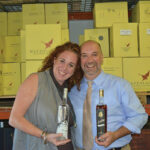 Jacey Haskell, Marketing Representative, Cellar Fine Wines with Jeff Sharp, Consultant, Cellar Fine Wines.