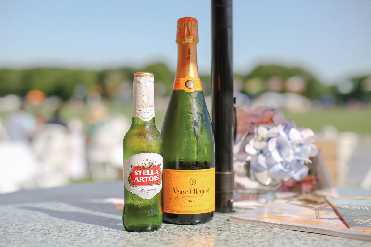 Beverage Brands Showcased During Newport Polo Match