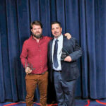 James Wayman, Chef, Oyster Club and Nicola Mancini, Chef, La Tavola. Wayman and Mancini shared the honor of 2016 Chef of the Year. Photo by Brian Ambrose.