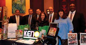 The CT Lottery New Business Department showcased keno during the cocktail hour.