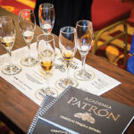 The lineup for tasting at the Consejo Regulador del Tequila course.