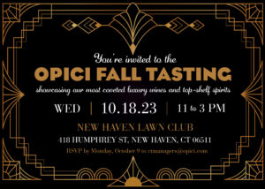 Opici Family Distributing of CT Fall Trade Tasting (Trade Only) @ New Haven Lawn Club | New Haven | Connecticut | United States