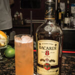 A cocktail creation featuring Bacardi Rum 8 Años Reserva Superio.