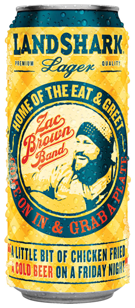 LANDSHARK LAGER & ZAC BROWN BAND Offer THREE LIMITED-EDITION CANS